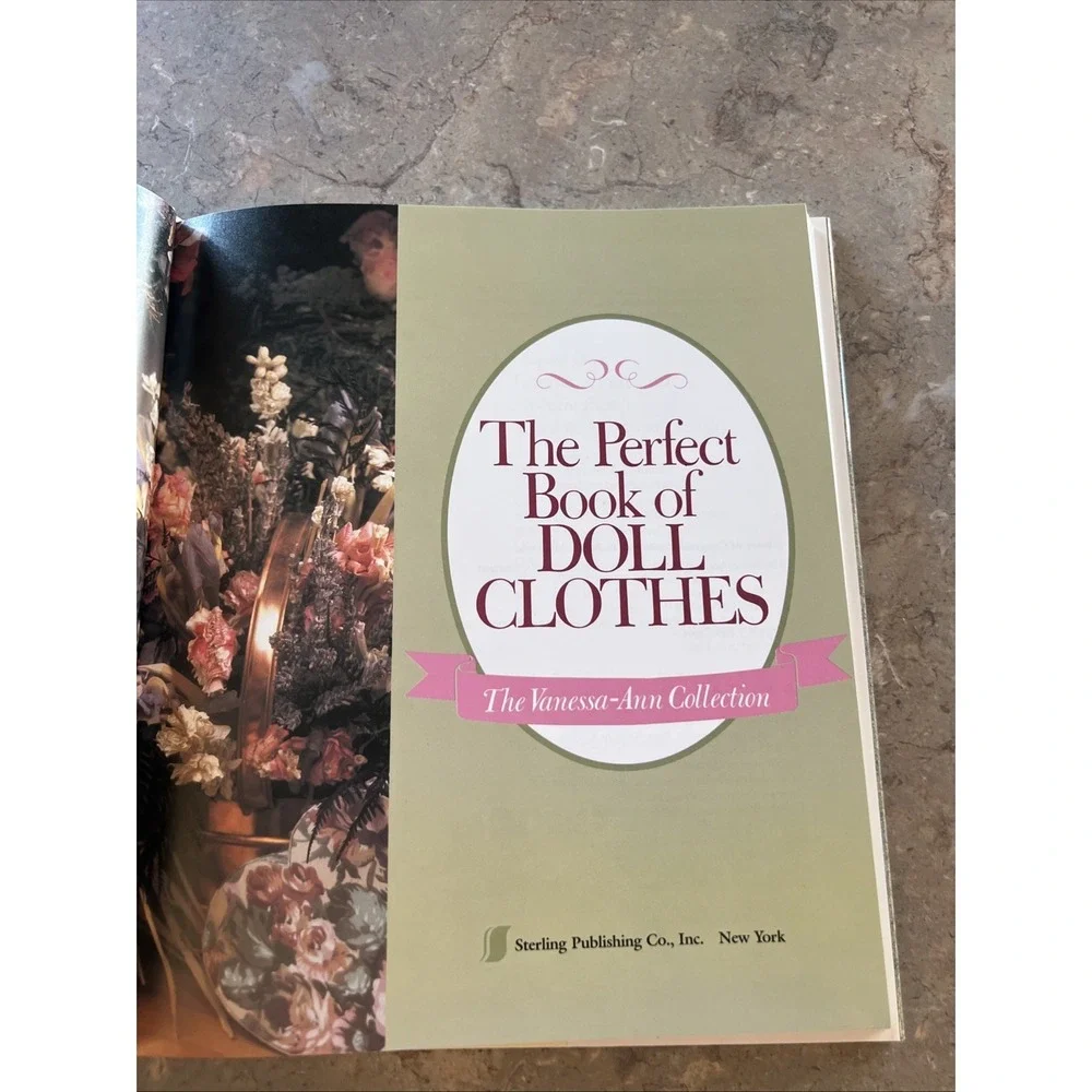 1991 The Perfect Book Of Doll Clothes The Vanessa Ann Collection Hardcover
